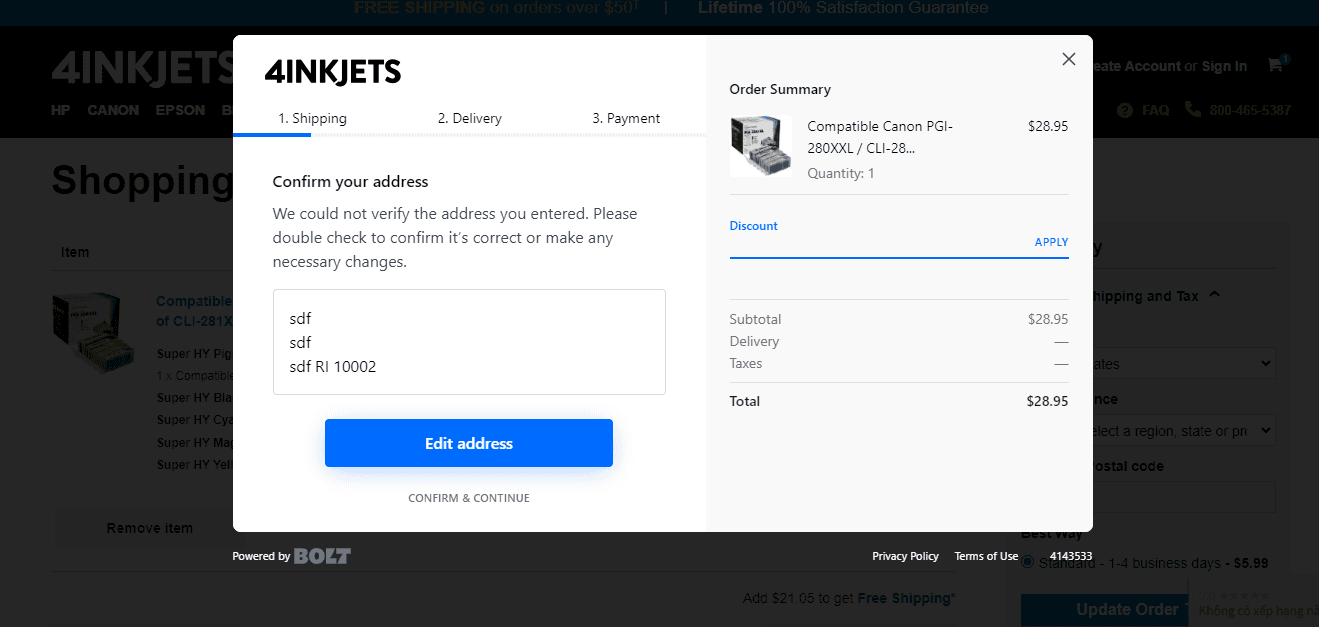 How to apply 4inkjets coupon code